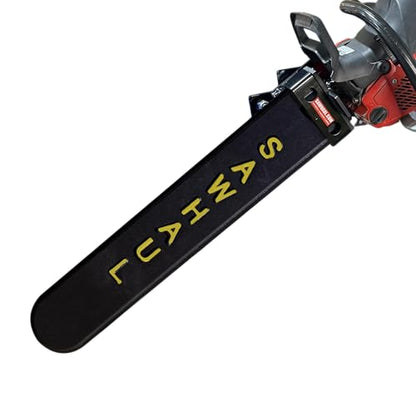 GearHaul SawHaul SnapLok Rotating Tractor Chainsaw Carrier (Rotating - Tractors / 28 Inch Scabbard / Yellow)