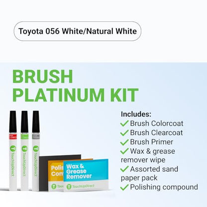 Car Paint Touch Up Brush Kit (Brush - Platinum Kit / White/Natural White)