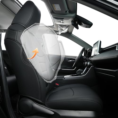 Rav4 Seat Covers (2019-2025 RAV4(Not for Adventure, TRD-OFF, Hybrid) / Black)