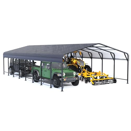 20x40 FT Heavy Duty Metal Carport Canopy (20x40 FT)