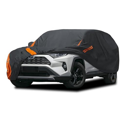 SUV car Cover Waterproof All Weather fit 191 (2 SUV Car Cover / S3-Fit SUV Length 191-201 inch)
