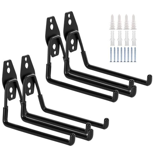 4 Pack Garage Hooks Heavy Duty (7.4 inch)