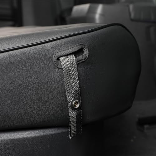 Tacoma Back Seat Covers Custom for Toyota Tacoma (Leather (Black) / 2024-2026 Tacoma (Hybrid) Only 2nd Row)