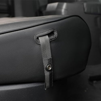 Tacoma Back Seat Covers Custom for Toyota Tacoma (Leather (Black) / 2024-2026 Tacoma (Hybrid) Only 2nd Row)