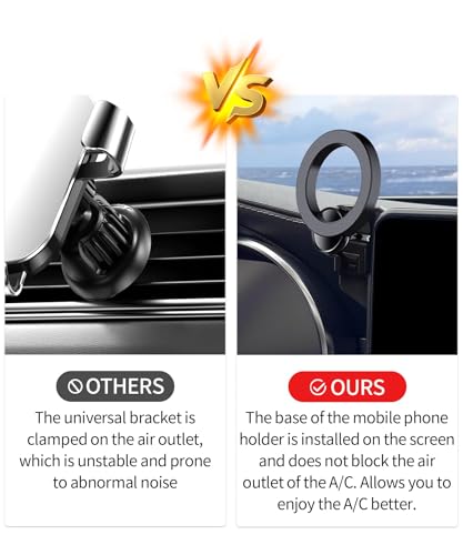 Car Phone Holder for Mercedes (for 20-22 GLC & 19-21 C-Class(10.25-Inch only))