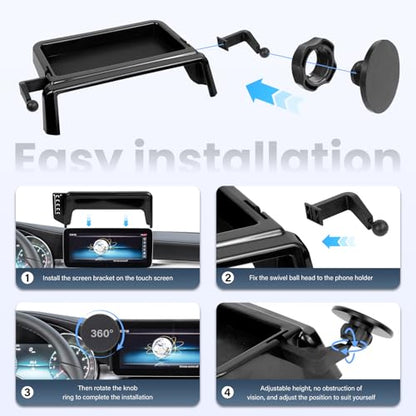 Magnetic Car Phone Holder W (For Honda Odyssey 2018-2024)