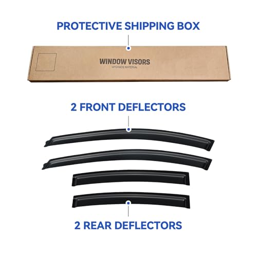 Window Visors Rain Guards for 2011 (2011-2015 Chevy Cruze)