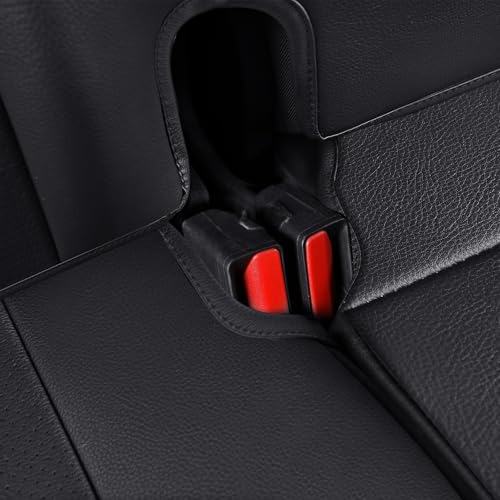 Chevy Colorado Seat Covers ((2023-2025) Full Set / Black&Red)