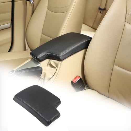 Car Armrest Box Cover for BMW 3 Series E90 E91 E92 E93 2006 (Black)