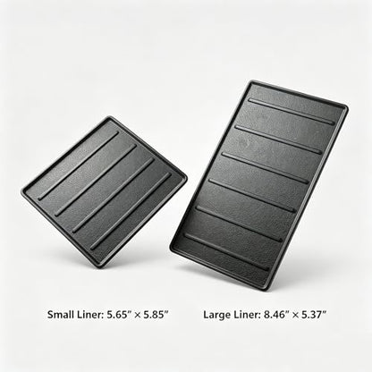 Center Console Tray Liner for Toyota Tundra 2022 (Black)