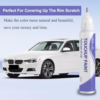 Alpine White 300 Touch Up Paint for BMW OEM Color Match Car Paint Pen (Alpine White (300))