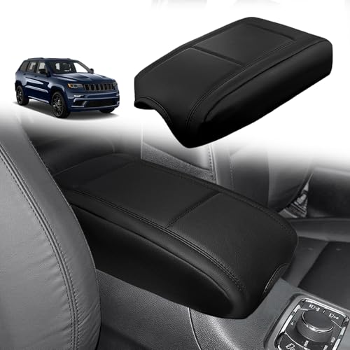 Armrest Cover for Jeep Grand Cherokee 2011 (32) 11-21 |Grand Cherokee| Black, Regular)