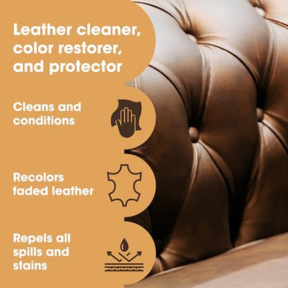 Leather Complete Restoration Kit (Light Grey / Complete Kit)