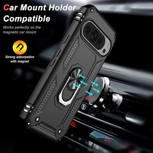 for Google Pixel 9 Case (Black / Google Pixel 9/Pixel 9 Pro)