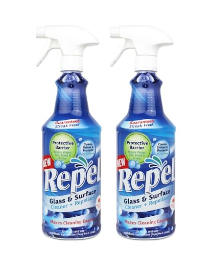REPEL Glass & Surface Cleaner 32 fl. oz (2)