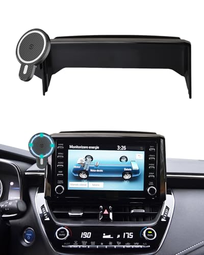 Car Phone Mount for 2019 (Corolla 2019-2026/Corolla Cross 2022-2026 (8 inch) / Magsafe+ Wireless Charger)