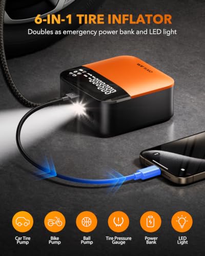 C2 Tire Inflator Portable Air Compressor (C2-7800mAh)