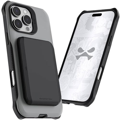 Exec iPhone 16 Pro Max Wallet Case (iPhone 16 Pro Max / Gray)