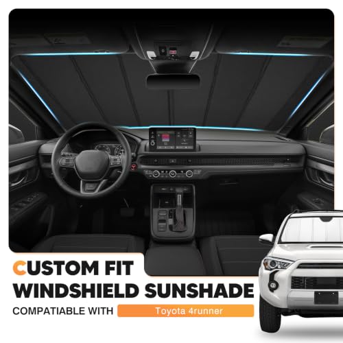 Windshield Sun Shade Compatible for Toyota 4runner 2010 (FOR | Thickened Toyota 4runner 2010-2024)