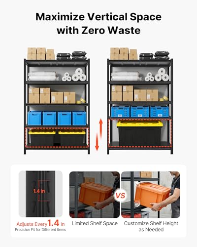 Garage Shelving (20" D x 48" W x 71.4")