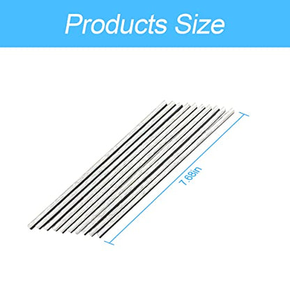 20PCS Bendable Car Air Vent Trim Strips (Ice Silver)