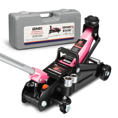 Floor Jack with Socket and Lock (Pink / 2 ton(w/ socket & losck))