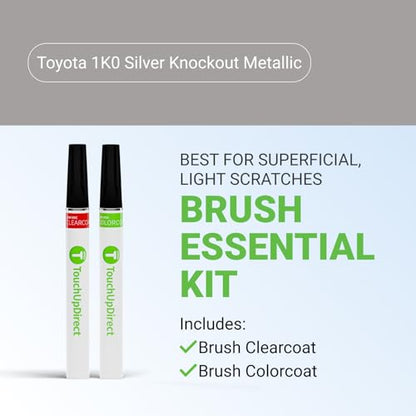 Car Paint Touch Up Brush Kit (Brush - Essential Kit / Silver Knockout Metallic)