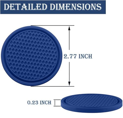 Car Cup Coaster (Grey Blue)