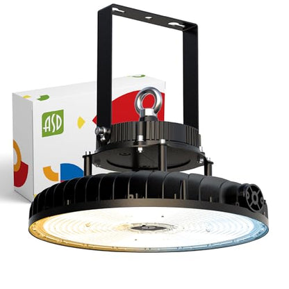 500W LED High Bay UFO Lighting (Black)