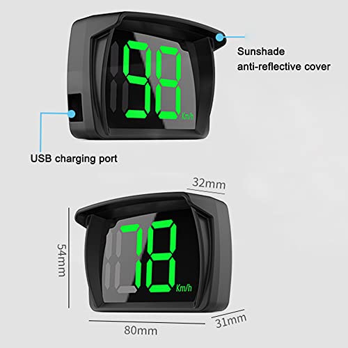 Car HUD Headup Display KM (MPH)