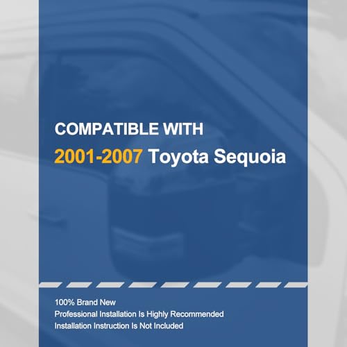 4PCS Tape On Window Visors for 2001 (01-07 Toyota Sequioia)