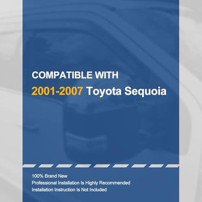 4PCS Tape On Window Visors for 2001 (01-07 Toyota Sequioia)