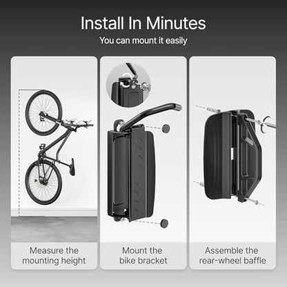 Bike Wall Mount for Garage (4 PACK)