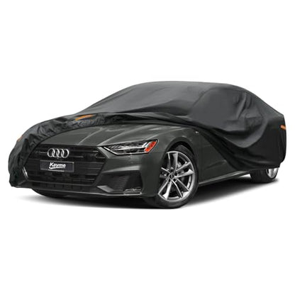 7 Layers Waterproof Car Cover for Audi A7 S7 RS7 2010 (PE-Black / Custom Fit Audi A7)