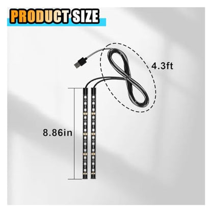 Car LED Strip Light (USB / Red)