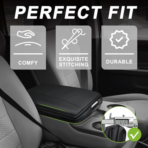 Armrest Cover for Ram 1500 13 (3) 13-18 |RAM1500| 13-25 RAM2500/3500|Jump,+Thick)
