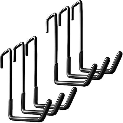 Rafter Hanger Hook Garage Bike Hooks Ladder Hanger Large S Hooks for Hanging (Black)