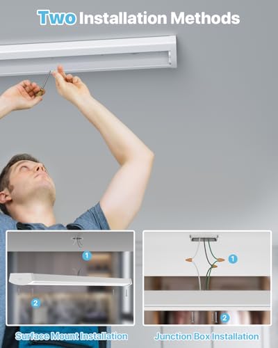 4FT LED Wraparound Light 6600LM (4 PACK-4000K)