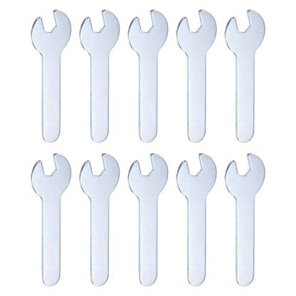10pcs Small Wrench 7x66x1.5mm Metric U (7x66x1.5mm)