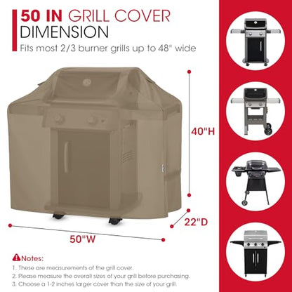 Grill Cover Heavy Duty Waterproof (50 Inch)