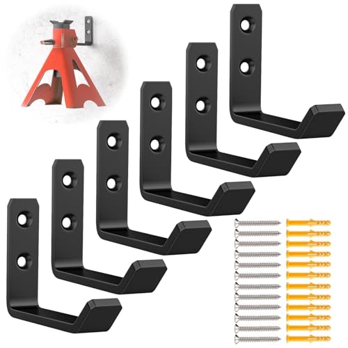 6 Pack Jack Stands Wall Mount Organizer