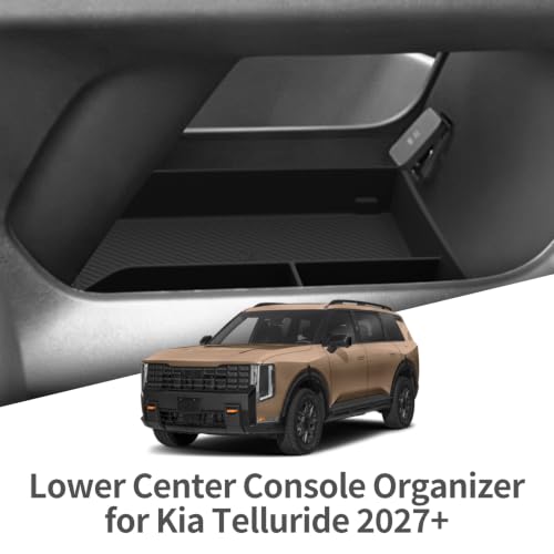 Lower Center Console Organizer for Kia Telluride 2027 (Lower Center Console Organizer)