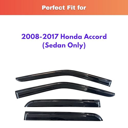 Rain Guards Fit for 2008 (2008-2017 Accord)
