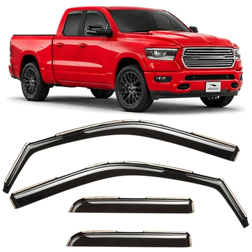 in Channel Extra Durable Rain Guards for Dodge Ram 1500 2019 (For Ram 19-26)