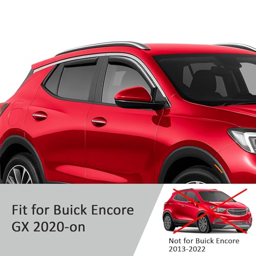 in Channel Extra Durable Rain Guards for Buick Encore GX 2020 (For Encore GX 20-26)