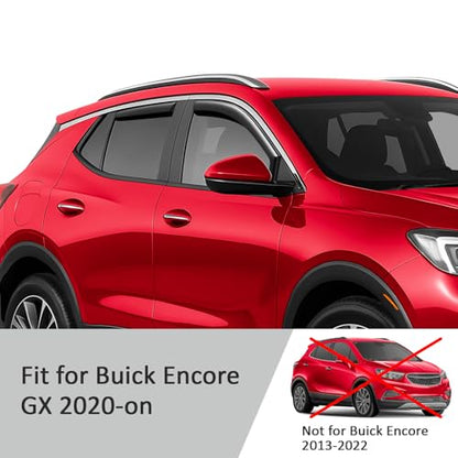 in Channel Extra Durable Rain Guards for Buick Encore GX 2020 (For Encore GX 20-26)