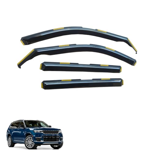 Rain Guards Compatible with Jeep Grand Cherokee L 2021 (for Inchannel Grand Cherokee L 2021-2024)