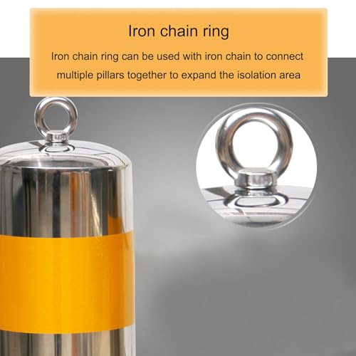 Safety Barrier Bollard (Yellow (1pcs))