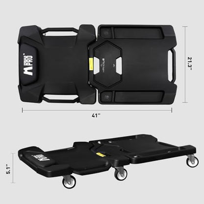 41" Foldable Mechanic Creeper (Foldable Black)