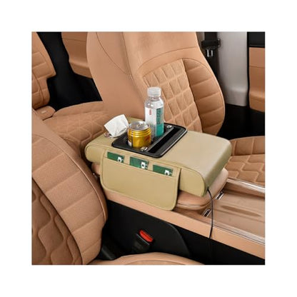 Car Center Console Armrest Pillow (Beige)